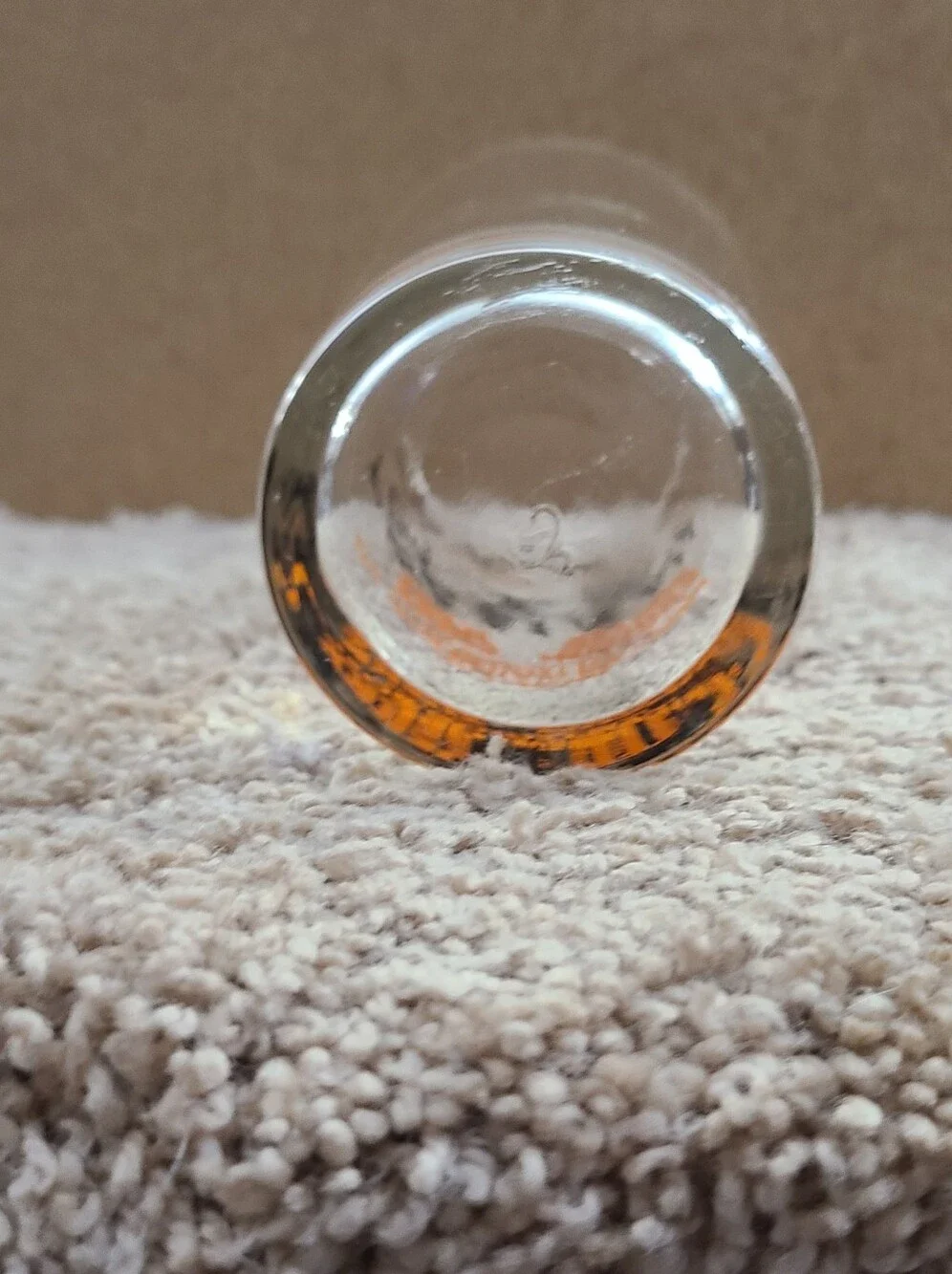 Vtg Walter Johnson Jerry Sherk Cleveland Browns Pro of the Year Dinner Glass